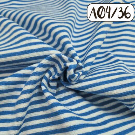 Biobündchen Ringel (schmal) - Albstoffe - bluette/stella-melange A04/36