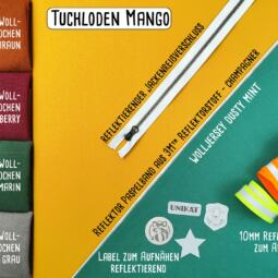 Bio Tuchloden aus 100% Wolle - mango – Bild 5