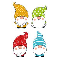 DTF Bügelbilder L23 - Tigerlilly EP - Mini Wichtelbande Set (ca. 6 x 9cm)