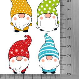 DTF Bügelbilder L23 - Tigerlilly EP - Mini Wichtelbande Set (ca. 6 x 9cm) – Bild 2