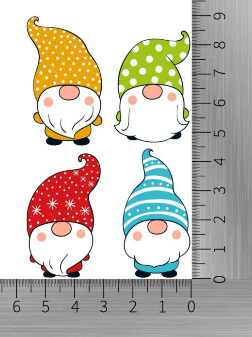 DTF Bügelbilder L23 - Tigerlilly EP - Mini Wichtelbande Set (ca. 6 x 9cm)