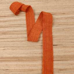 Bio Wolltresse aus 100% Schurwolle - orange meliert (passend zum Softwalk) 7012