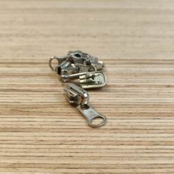 5 Wendezipper für Krampenreißverschluss endlos 5mm - Farbauswahl (nur noch schwarz) – Bild 3