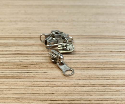 5 Wendezipper für Krampenreißverschluss endlos 5mm - Farbauswahl (nur noch schwarz)