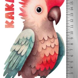 DTF Bügelbild L10 - Kakadu (ca. 19,5 x 11cm) – Bild 2