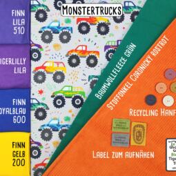 Bio Sommersweat - Tigerlilly - Monster Trucks – Bild 8