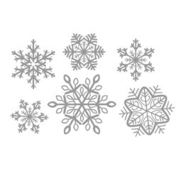 Bügelbild - Schneeflocken (ca. 16 x 25cm) - Folienauswahl – Bild 68