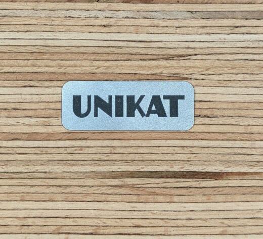 Ein Label zum Aufnähen - UNIKAT reflektierend (3M™ Scotchlite™)