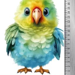 DTF Bügelbild K16 - ARA flauschig (ca. 19 x 13cm) – Bild 2