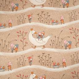 Biojersey - Stoffonkel (SUSAlabim) - Winterkinder beige