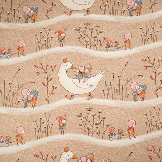 Biojersey - Stoffonkel (SUSAlabim) - Winterkinder beige