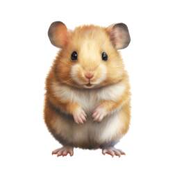 DTF Bügelbild H12 - Tigerlilly EP - Hamster (ca. 7,5 x 5cm)