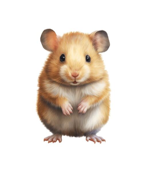 DTF Bügelbild H12 - Tigerlilly EP - Hamster (ca. 7,5 x 5cm)