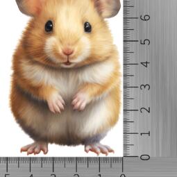 DTF Bügelbild H12 - Tigerlilly EP - Hamster (ca. 7,5 x 5cm) – Bild 2
