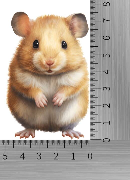 DTF Bügelbild H12 - Tigerlilly EP - Hamster (ca. 7,5 x 5cm)