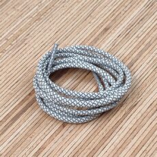 Reflektierende Sweatshirt Kordel - Farbauswahl - weißgrau 15