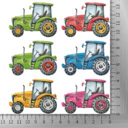 DTF Bügelbilder L28 - Mini Traktoren Set (ca. 12,5 x 13,5cm) – Bild 2