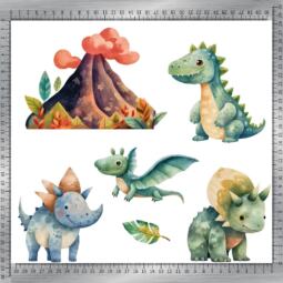 DTF Bügelbilder X4 - Tigerlilly EP - Urzeit (ca. 28 x 30cm) – Bild 2