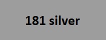 181 silver