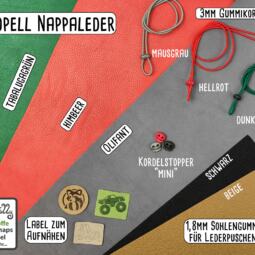 Ecopell Nappaleder Zuschnitt - olifant (Biotierhaltung + pflanzlich gegerbt) – Bild 2