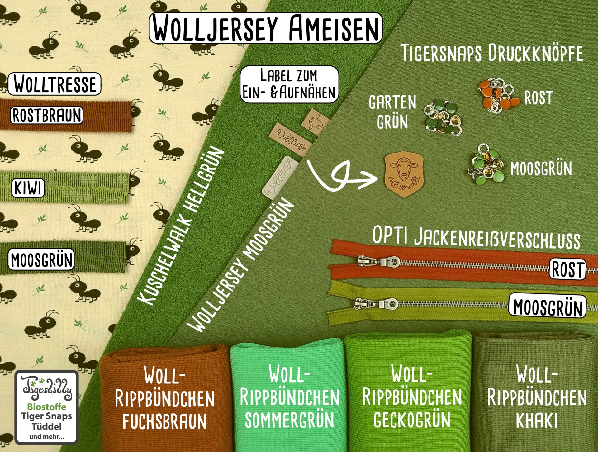 Wolljersey Ameisen