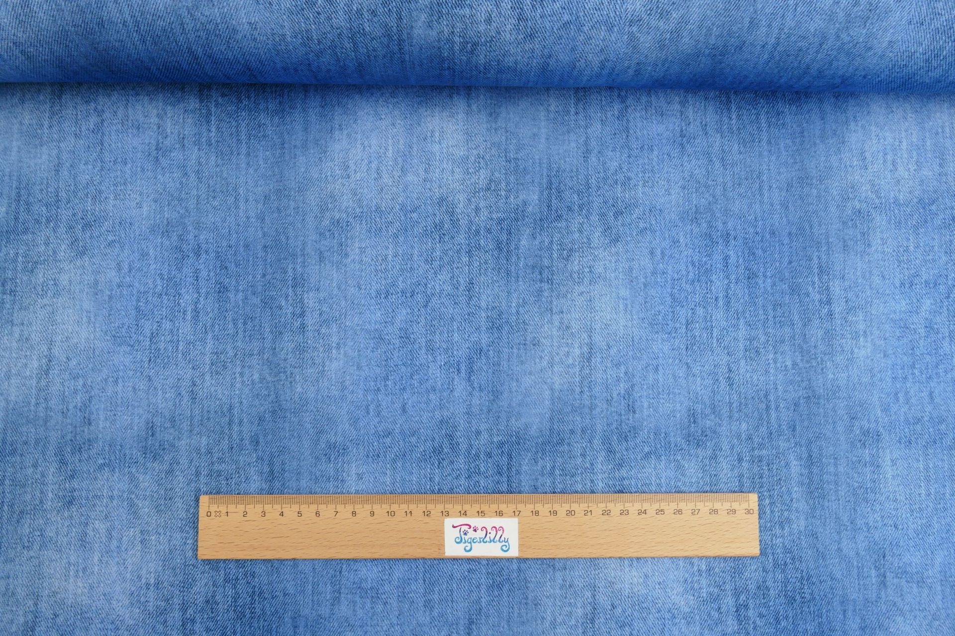 Dicker Kuschelsweat indigo Denimlook 3