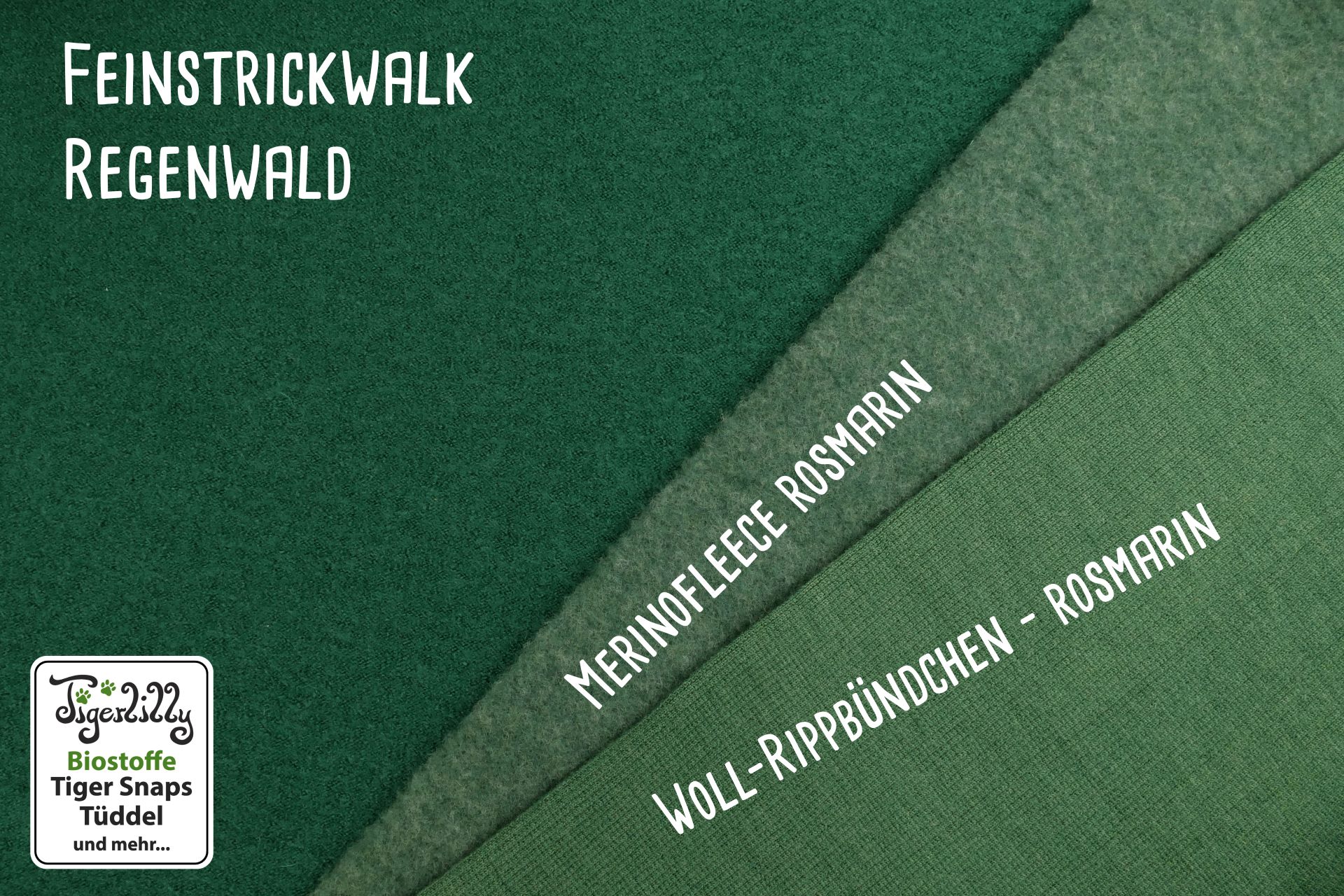 Feinstrickwalk Regenwald und rosmarin 2