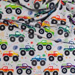 Kuscheliger Bio Sommersweat - Tigerlilly EP - Monster Trucks