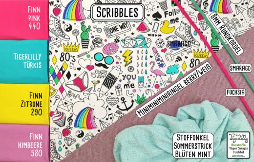 Biojersey - Tigerlilly - Scribbles