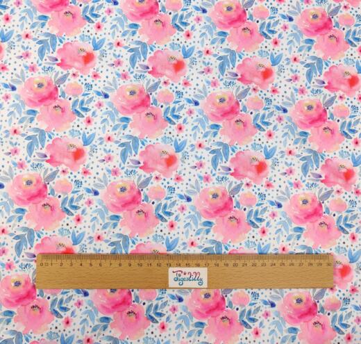 PUL Stoff bedruckt - wild flowers