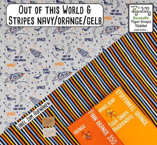 Biojersey (100% Baumwolle) - Tigerlilly EP - Out of this world