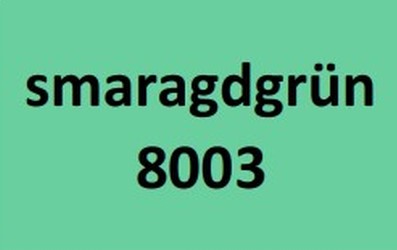 smaragdgrün 8003