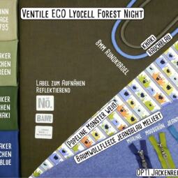 Ventile (EtaProof) ECO Lyocell 290 - Forest Night (melange Optik) – Bild 6