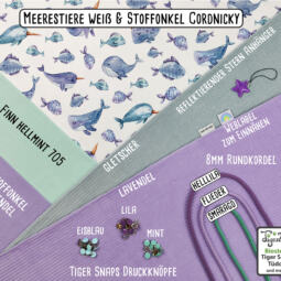 Biojersey - Meerestiere weiß – Bild 3