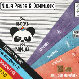 Biojersey - Tigerlilly - Ninja Panda (65cm Rapport) – Bild 8