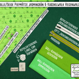 Wolle/Seide Biojersey - Piepmätze jasmingrün – Bild 5