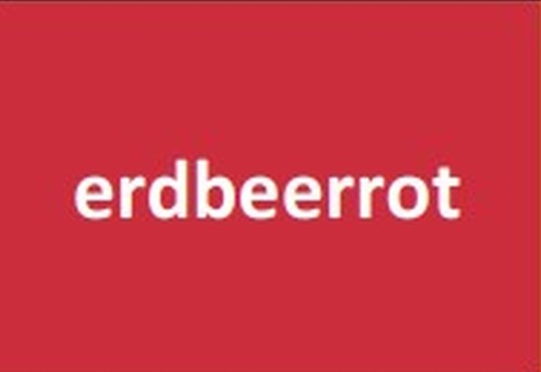 erdbeerrot