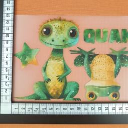 DTF Bügelbilder L19 - Echse & Frosch 2 (ca. 12,5 x 18cm) – Bild 2