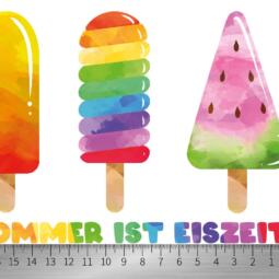 DTF Bügelbilder L6 - Tigerlilly EP - Sommer ist Eiszeit (ca. 13 x 17,5cm) – Bild 2