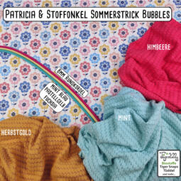 Bio Sommerstrick - Stoffonkel - Bubbles dunkelgrau – Bild 3