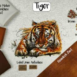 Bio Sommersweat - Tigerlilly EP - Denimlook zimt – Bild 4