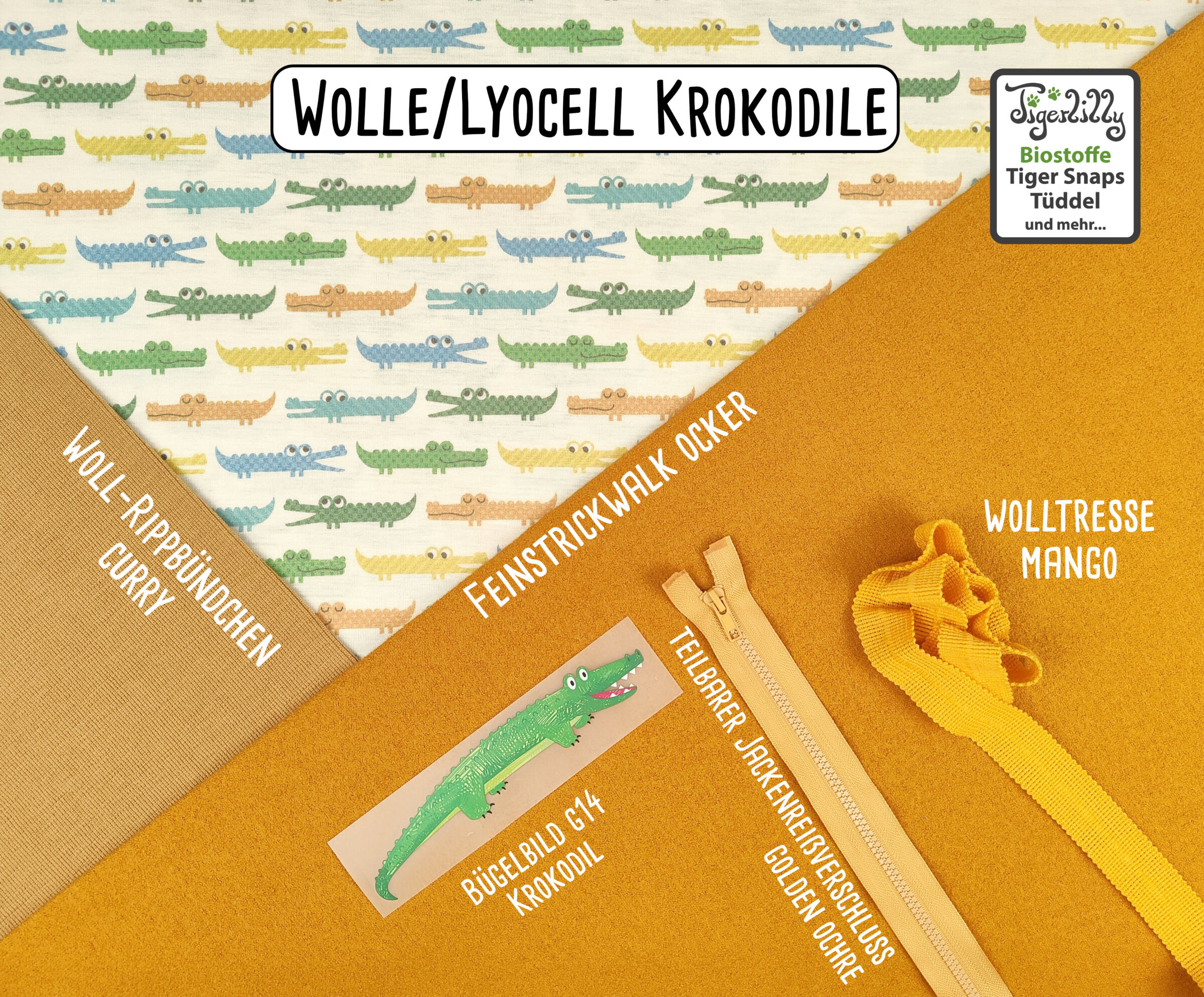 Wolle lyocell Krokodile und Feinstrickwalk