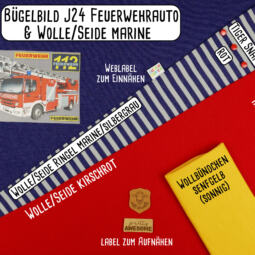 DTF Bügelbild J24 - Feuerwehrauto (ca. 12,5 x 18,5cm) – Bild 3