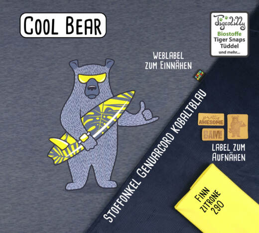 Biojersey - Tigerlilly EP - cool bear (Rapport: 100cm)