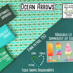 Biojersey - Tigerlilly - Ocean Arrows – Bild 5