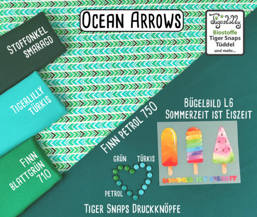 Biojersey - Tigerlilly - Ocean Arrows