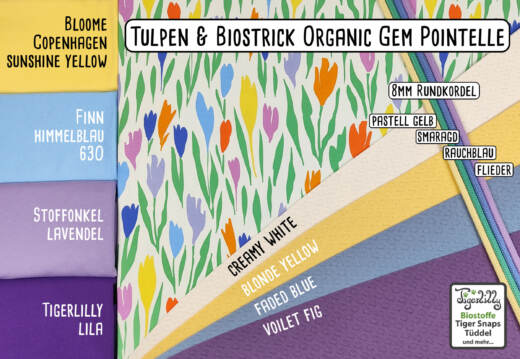 Biostrick Organic Gem Pointelle - Mind the MAKER - blonde yellow