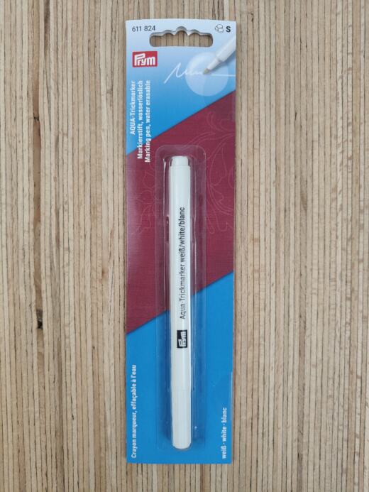 Prym AQUA-Trickmarker Markierstift (wasserlöslich) - weiß (611 824)