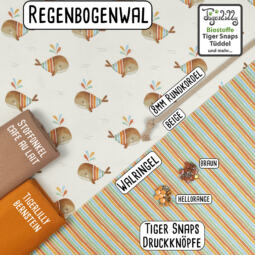 Biojersey - Tigerlilly - Regenbogenwal – Bild 4