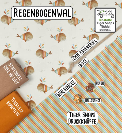 Biojersey - Tigerlilly - Regenbogenwal